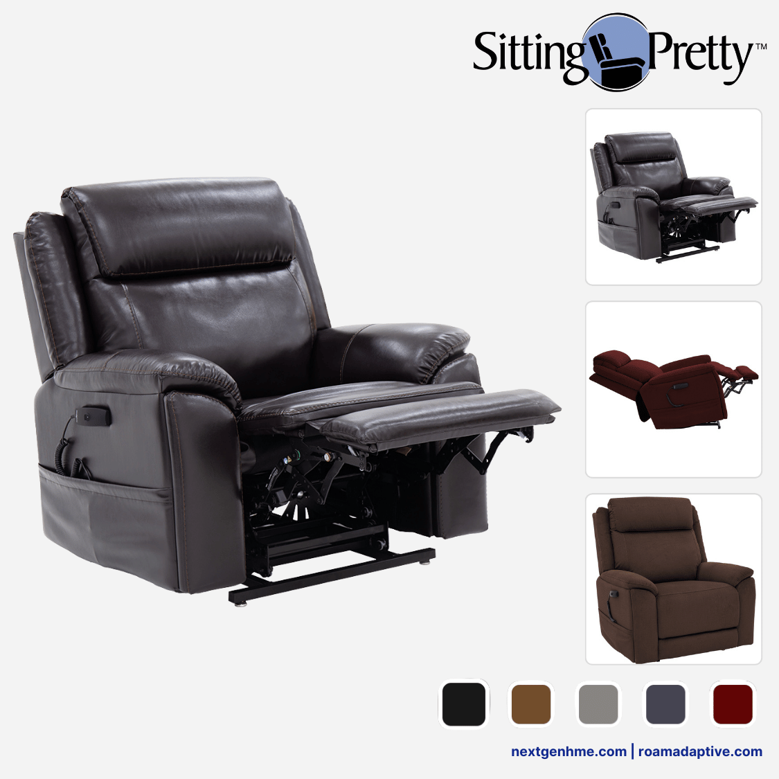 Pride Mobility Sitting Pretty Evolution Affordable Lift Chair Recliner