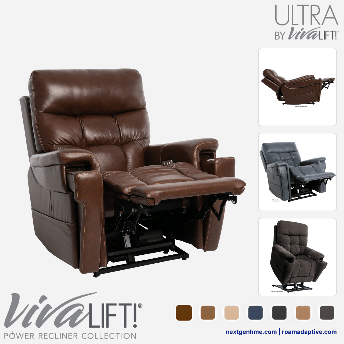 Pride Mobility Vivalift! Ultra Best Selling Power Lift Chair Recliner