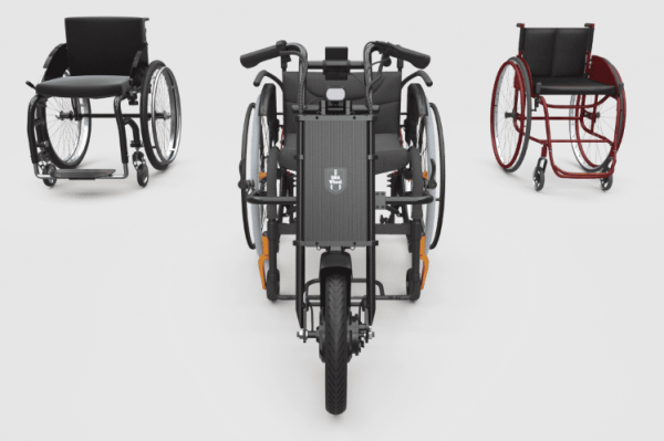 The UNAwheel Maxi is a high-performance power add-on designed to give wheelchair users an extra boost of mobility and independence.